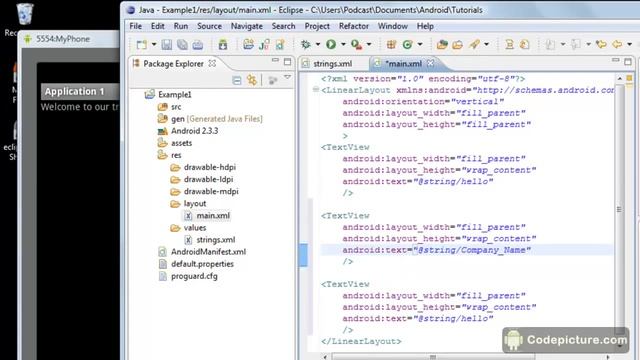 Ch 2 Vid 2 Android Programming Tutorial Hello World using Resource Files Part II смотреть онлайн