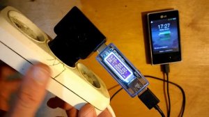 USB тестер для измерения силы тока, напряжения и емкости аккумулятора