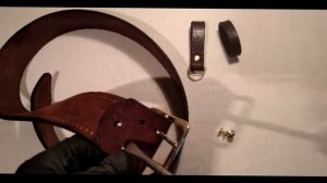 Переделка ремня. Армейский офицерский. (2)