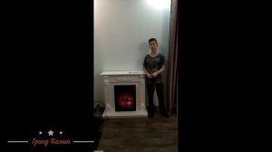 Белый камин Dacota от Real Flame Электрический камин Купить камин в квартиру у Гранд Камин