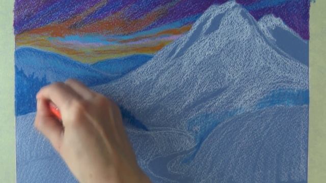 Уроки рисования. Как нарисовать зимний пейзаж How to Draw a Winter Scene | Art School смотреть онлайн
