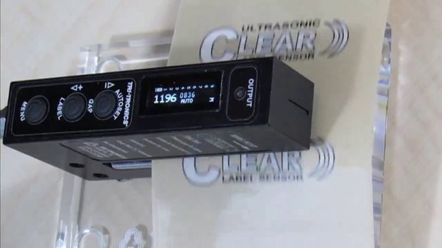 CLEAR LABEL SENSOR:  Set Up & Autoset