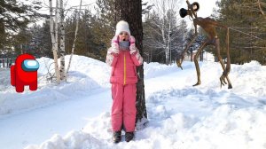 Сиреноголовый Амонг Ас вернулись в нашу реальность