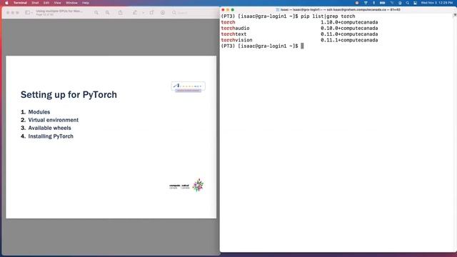 Running machine learning example (MNIST) on multi-cores/nodes in Graham смотреть онлайн