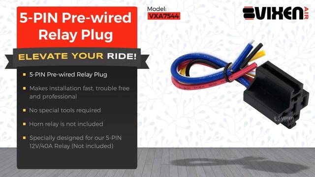 ? VIXEN AIR VXA7544 5-PIN Pre-wired Relay Plug ? смотреть онлайн