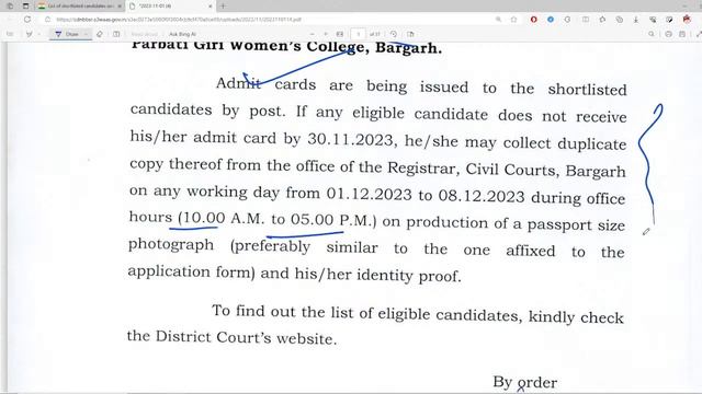 Bargarh District 2023 Written Exam List Out @PkStudyIQ смотреть онлайн