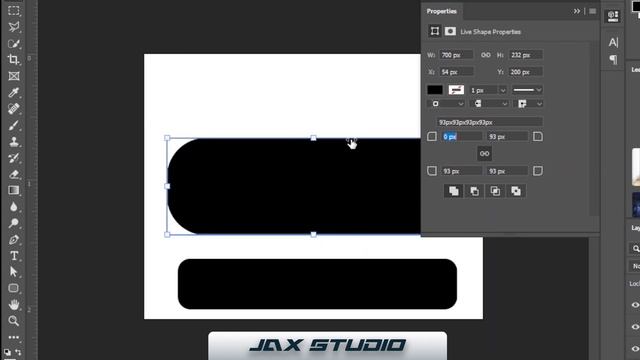 How To Rounded Shape/Rectangle - Photoshop Tutorial смотреть онлайн