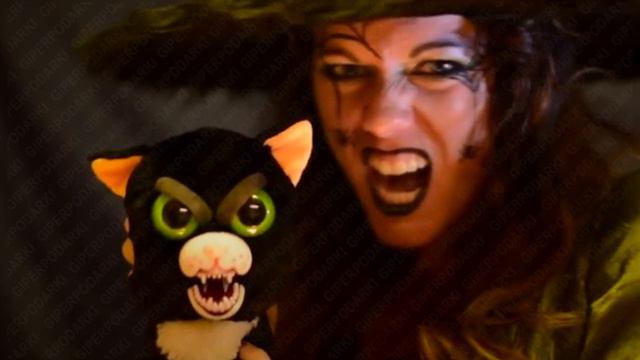 Feisty Pets черная кошка Кэтти/фести петс/мягкая игрушка/плюшевая игрушка/интерактивная игрушка смотреть онлайн