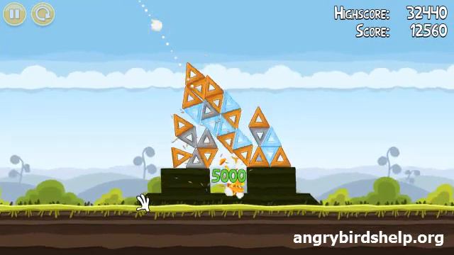 Angry Birds Level 4-17 - 3 Star Walkthrough смотреть онлайн