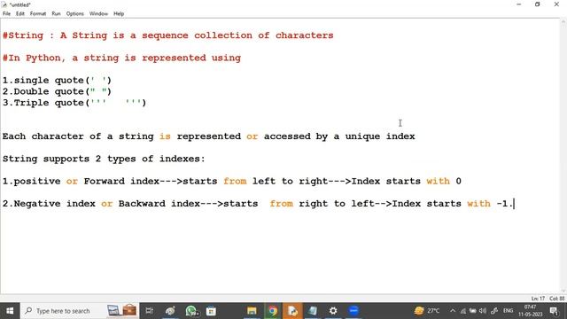 PYTHON tutorials || Demo - 4 || by Mr. Vijay On 11-05-2023 @7AM IST смотреть онлайн