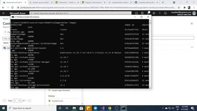 How to Create .Net Core Project Docker Image and Push into the Azure Container Repository смотреть онлайн