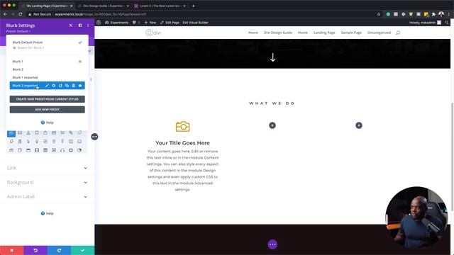 How to design a landing page with WordPress | Divi Theme Tutorial смотреть онлайн