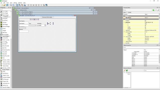 Python PyQt5 | Employee Management System: How I Created The UI Part 1 смотреть онлайн