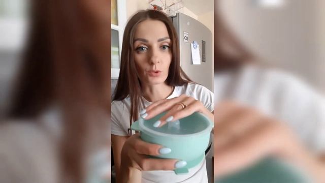 Тарелочка для детей из пищевого силикона. смотреть онлайн