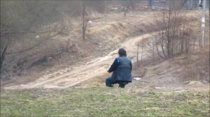 Классический мотосамокат с триммерным мотором-бешенная табуретка своими руками!