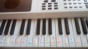 Играю на синтезаторе песню С Днем рождения!