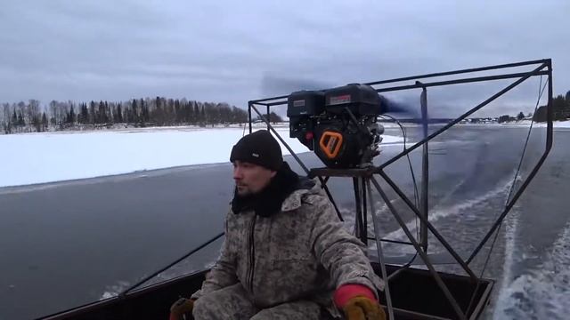 НА АЭРОЛОДКЕ МОЖНО ПРОЕХАТЬ ТАМ ГДЕ НИКТО НЕ ПРОЕДЕТ. смотреть онлайн