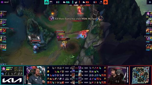 LEC Match Highlights Winter 2024 W6 D3 смотреть онлайн