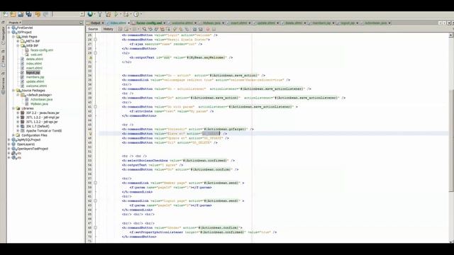 JSF ders 2 - navigation rules , action , actionlistener смотреть онлайн