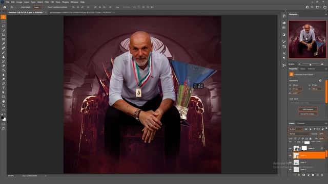 FREE PSD ? | Football Photo Manipultation ? | Ac Milan Champion Poster ?⚫ | Photoshop Tutorial смотреть онлайн