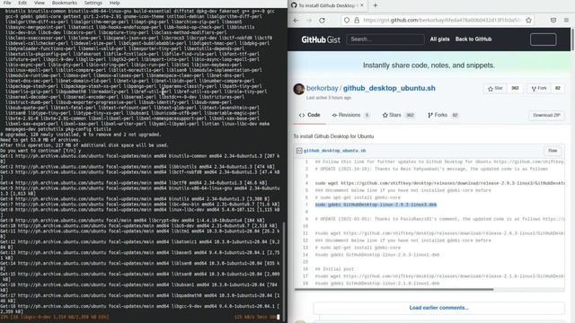 HOW TO INSTALL GIT AND GITHUB DESKTOP ON KUBUNTU LINUX смотреть онлайн