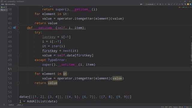__setitem__ - dunder / método mágico em Python #4 смотреть онлайн