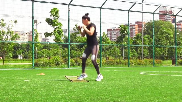 Sofya Ochigava, Albert  Mutalibov  Fast Footwork Coordination Training