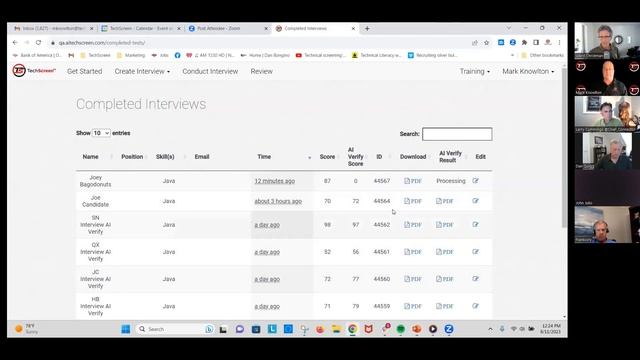 TechScreen CEO Mark Knowlton Discusses Their New AI Release News in Weekly Town Hall Aug-11 2023 смотреть онлайн