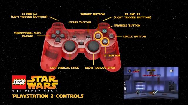 Lego Star Wars | The Video Game- Playstation 2 Controls смотреть онлайн