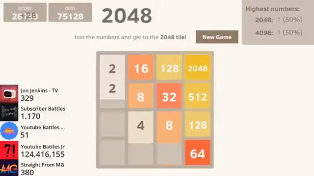 2048 Bot AI Testing #2 смотреть онлайн
