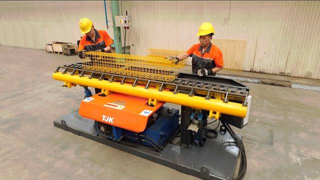 Станок для гибки сетки MB 3000 TJK MACHINERY смотреть онлайн