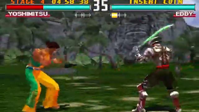Tekken 3, yoshimitsu vs Eddy, Yoshimitsu Win смотреть онлайн