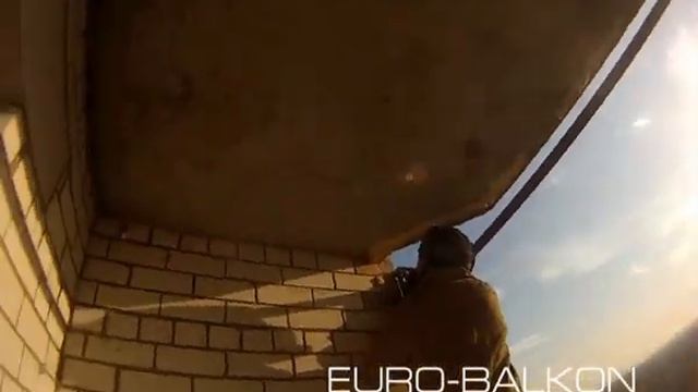 Новый парапет на балконе - Бровары ул. Шевченка смотреть онлайн