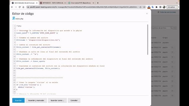 Script #php para saber qué tipo de #dispositivo visita tu #web смотреть онлайн