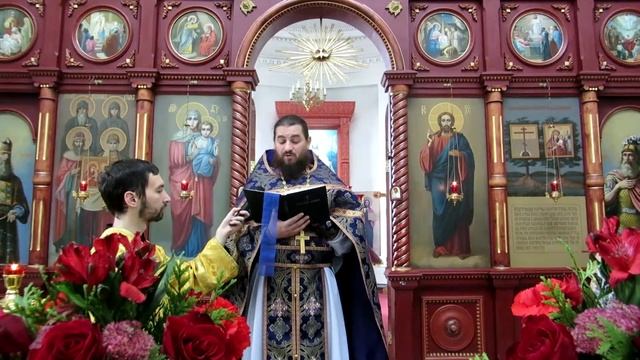 Иерей Алексей Брагин - проповедь в праздник Воздвижения Честного и Животворящего Креста Господня смотреть онлайн
