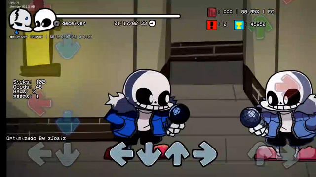 Identity fraud Sans cover playable FNF android opt смотреть онлайн