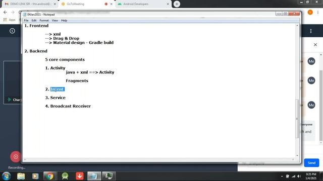 ANDROID tutorials || Demo - 1 || by Mr. Chary On 04-01-2021 @9PM смотреть онлайн
