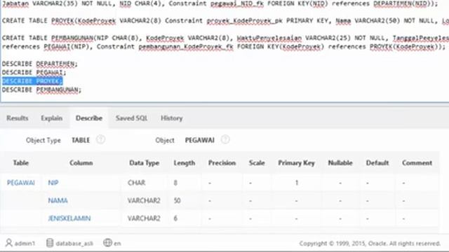 Tutorial Oracle Data Modeler dan APEX-RIZKI PRATAMA & BIMA AGUNG SAPUTRA(Basis Data 1 YURI RAHMANTO смотреть онлайн