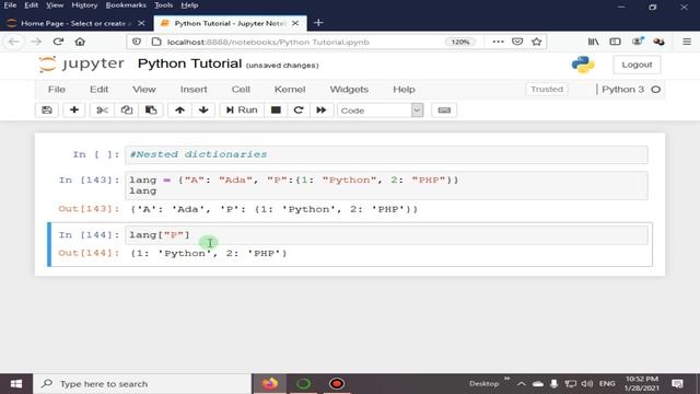 Nested Dictionaries In Python | Python 4 You | Lecture 159 смотреть онлайн
