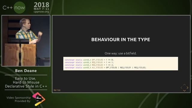 C++Now 2018: Ben Deane “Easy to Use, Hard to Misuse: Declarative Style in C++” смотреть онлайн