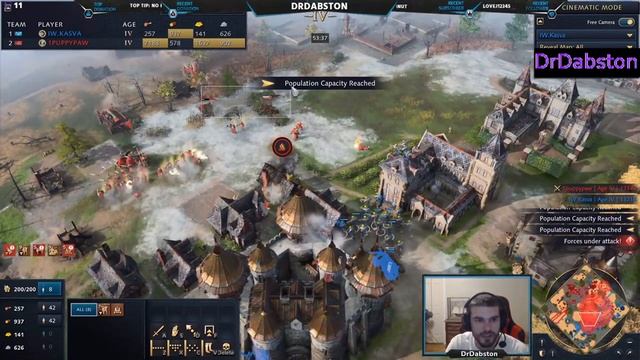 4,341 lives lost, 1Puppypaw vs IW.Kasva, Casted Game, Age of Empires 4 смотреть онлайн