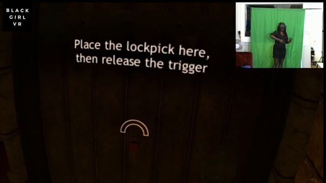 BlackGirlVR freaking out from DreadHalls | Oculus Quest смотреть онлайн