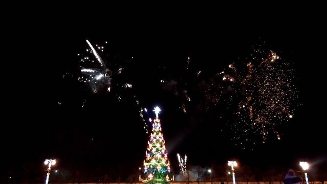 Кронштадт, Новый год. Салют-фейерверк 2018. смотреть онлайн