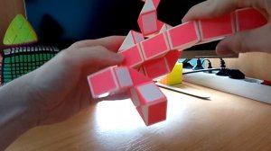 Огромная змейка Рубика (72 элемента)! Как собрать зайца, кролика (hare, bunny) из змейки Рубика)