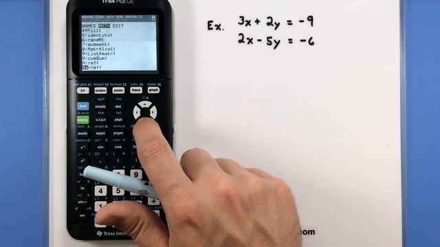 Pre-Calculus - Solve a system of equations using a Ti-83 or Ti-84 calculator смотреть онлайн