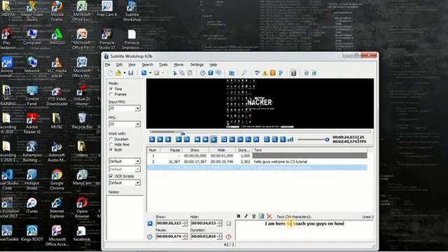 how to create subtitle using subtitle workshop смотреть онлайн