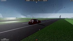 Huge EF5 Tornado in Twisted Beta Roblox