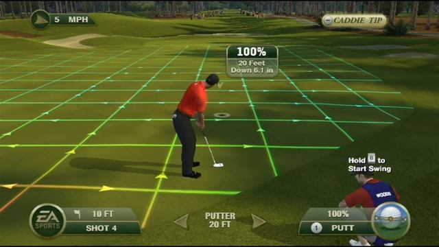 Tiger Woods PGA TOUR 12: The Masters on Nintendo Wii 2011 The Players Championship Course - Sawgras смотреть онлайн