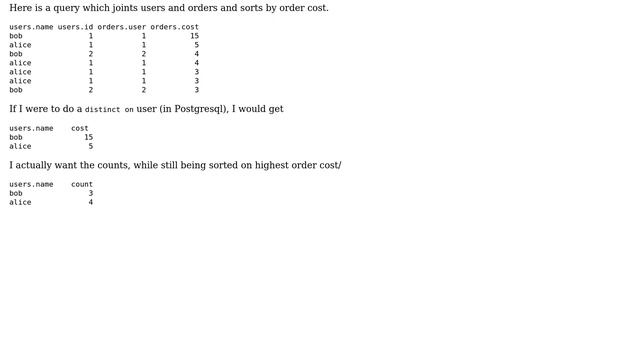 Databases: Have both distinct and count смотреть онлайн