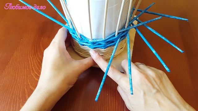 Японское послойное плетение (один из вариантов) МК узора из газет! смотреть онлайн